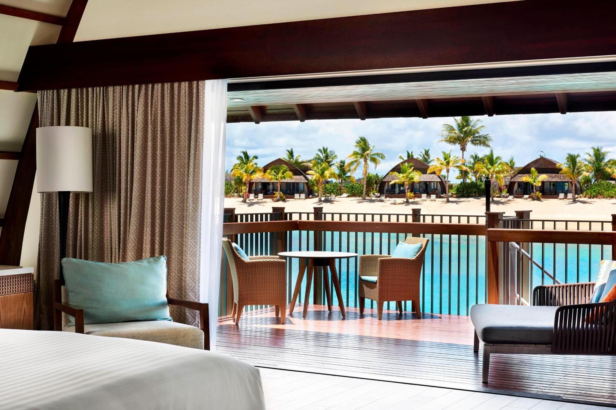 斐济莫米湾万豪度假酒店 Momi 外观 照片 A view from a room at the resort