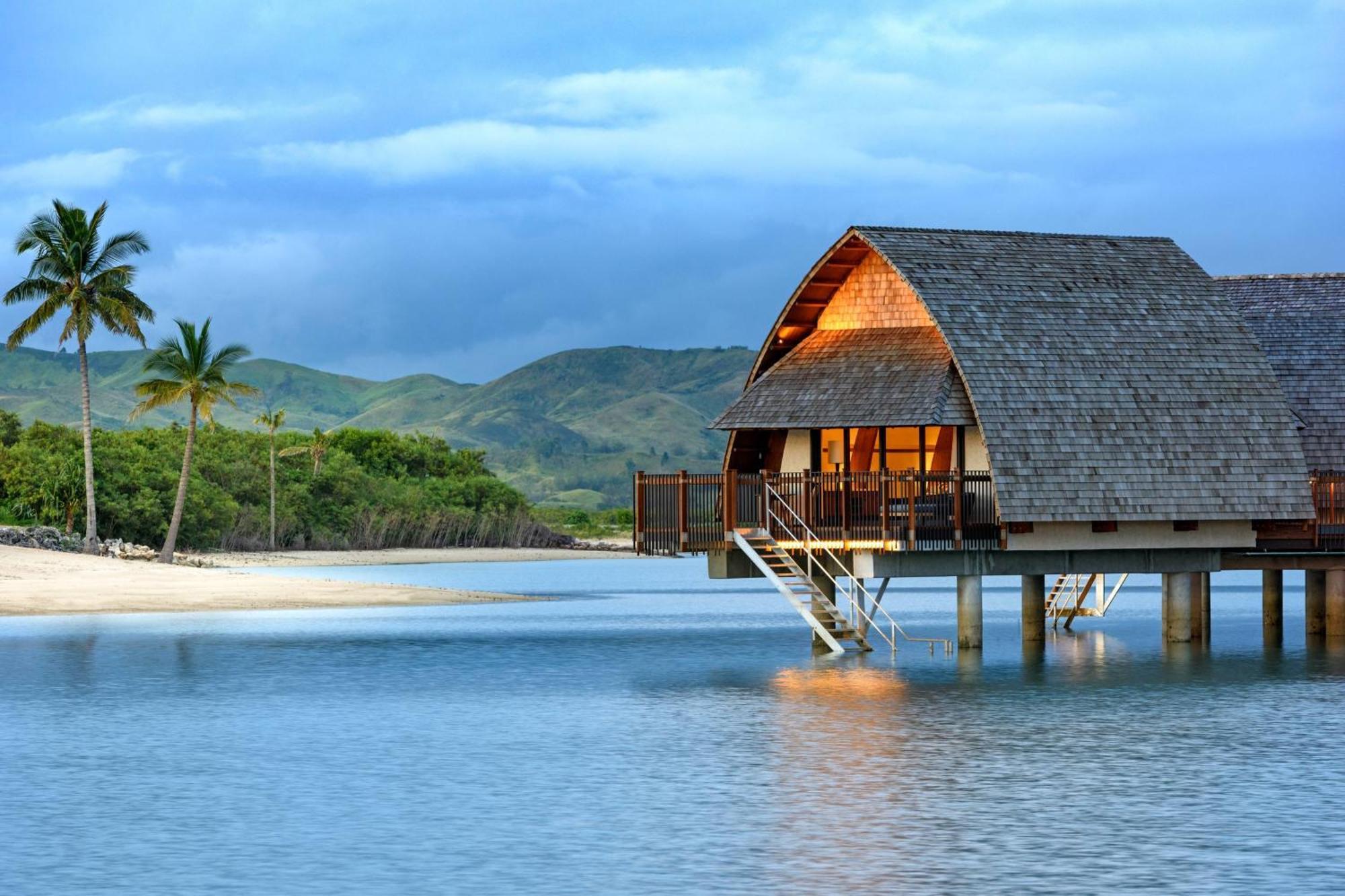 斐济莫米湾万豪度假酒店 Momi 外观 照片 Overwater bungalow at the resort
