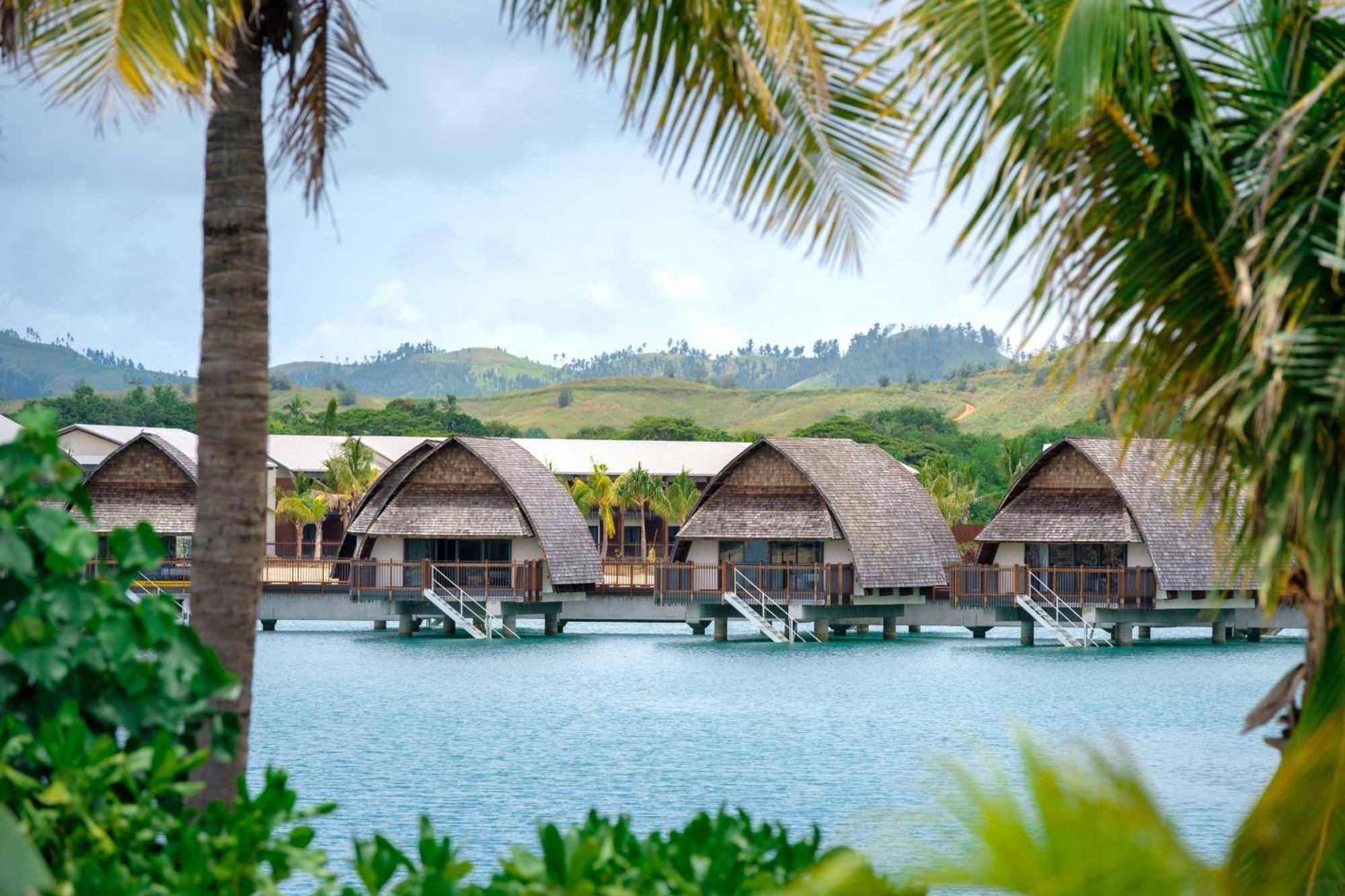 斐济莫米湾万豪度假酒店 Momi 外观 照片 Overwater bungalows